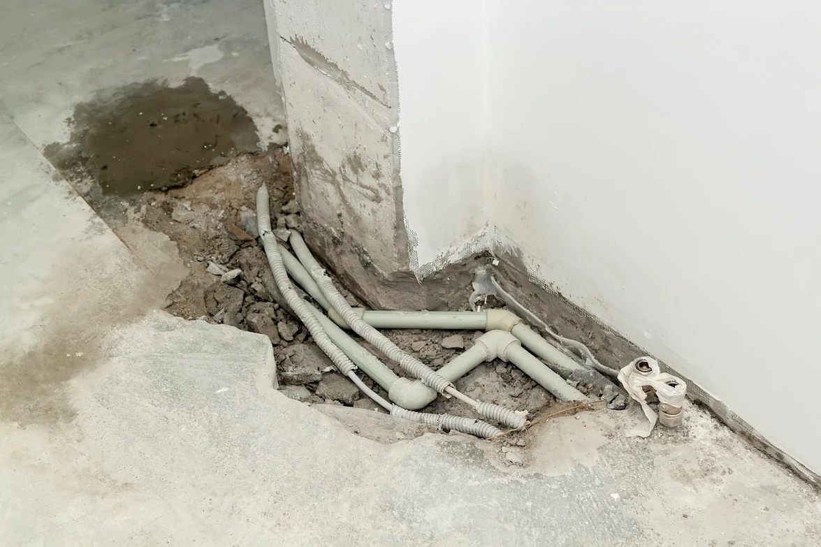 DeJusto Plumbing sewer line repair and replacement service for damaged underground pipes