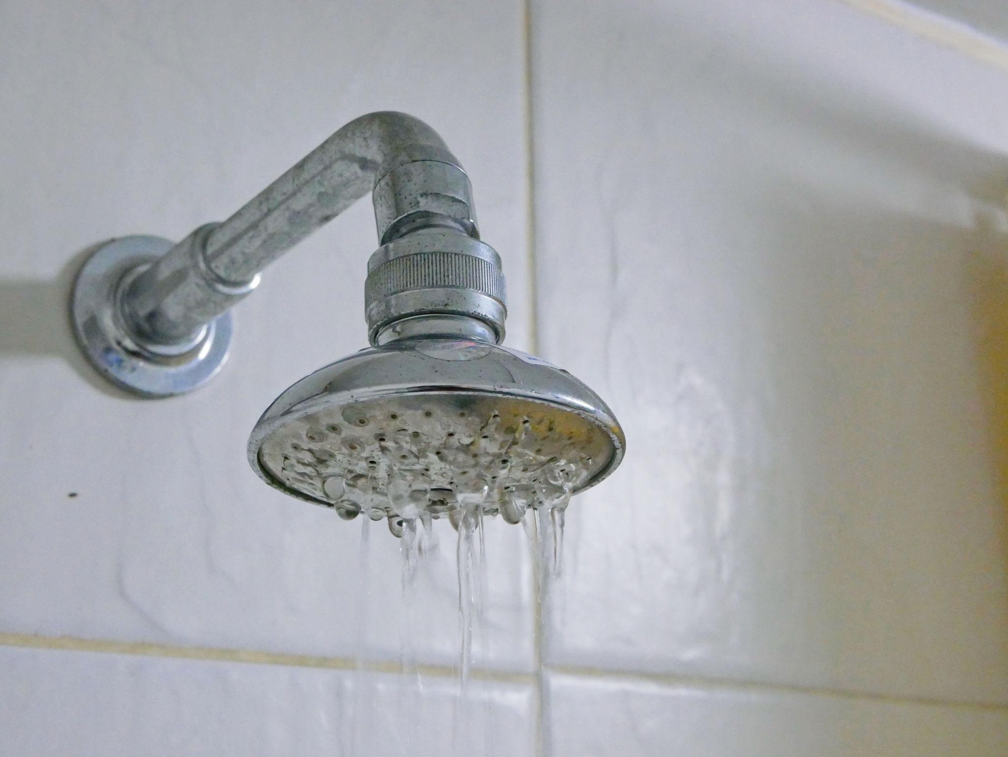 Weak water flow from a showerhead